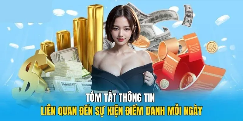 Tóm tắt thông tin liên quan đến sự kiện điểm danh mỗi ngày